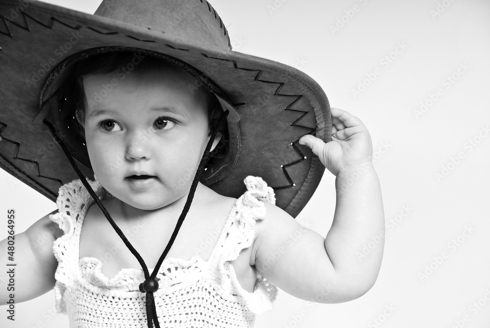 Portrait of cute baby girl with sparkling eyes. High quality photo Portrait of cute baby girl with sparkling eyes. High quality photo