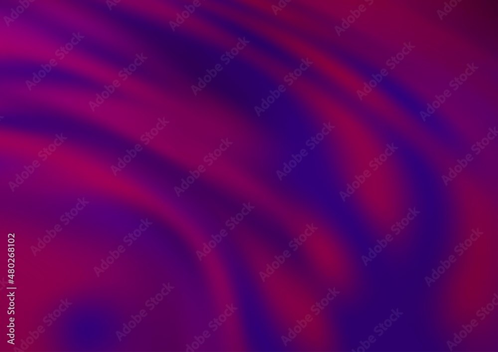 Fototapeta premium Dark Purple vector abstract blurred template.