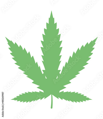 cannabis leaf icon