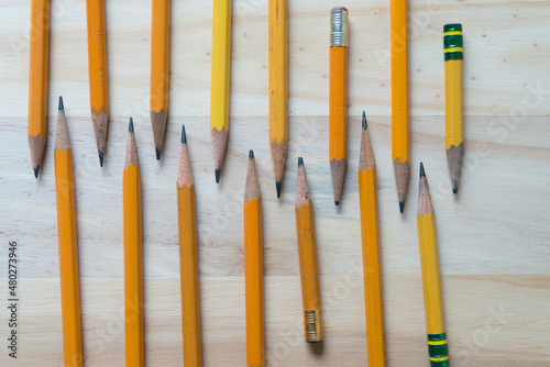 Fotografía a set of old pencils