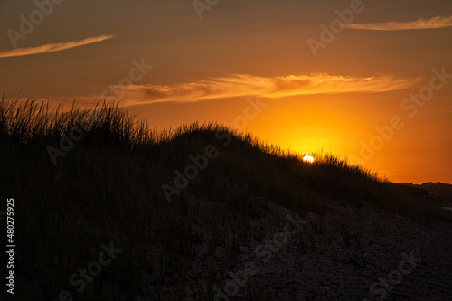 Beautiful Sunset on Cape Cod Beaches © letfluis