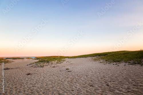 Beautiful Sunset on Cape Cod Beaches