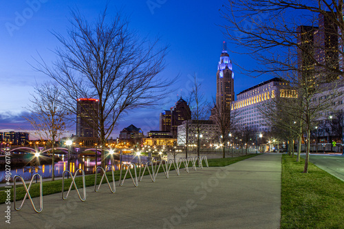 Columbus Ohio night lights