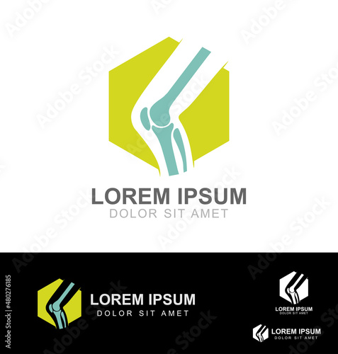 Knee Joint Orthopedic Logo Sign