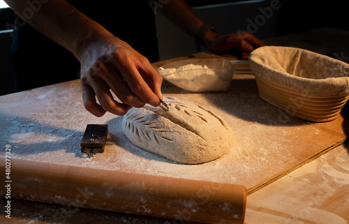 Baking bread 