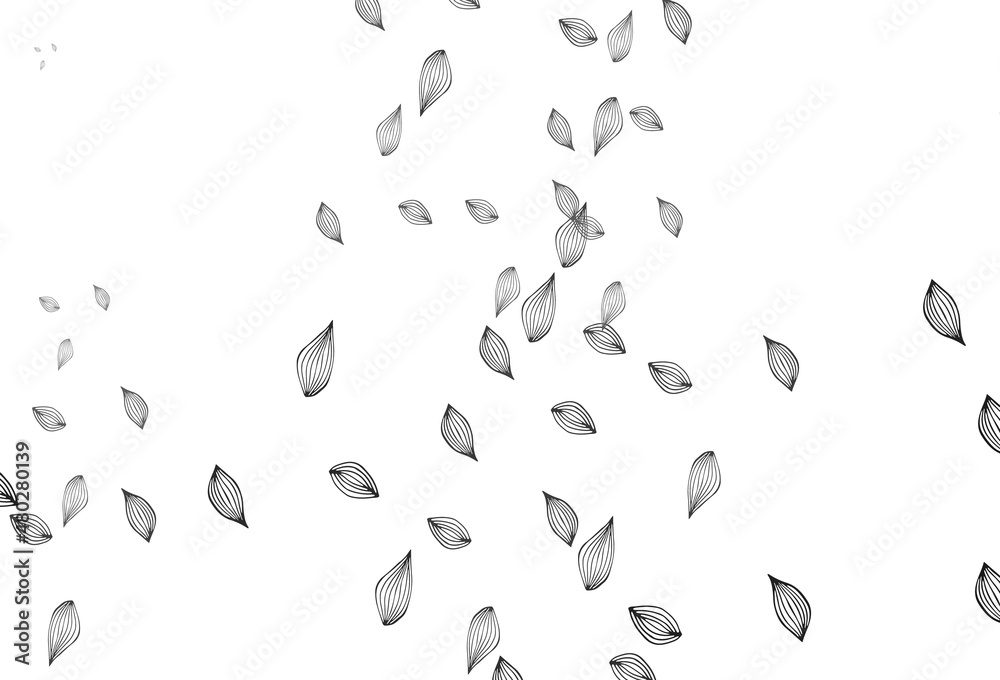 Light Silver, Gray vector sketch layout.
