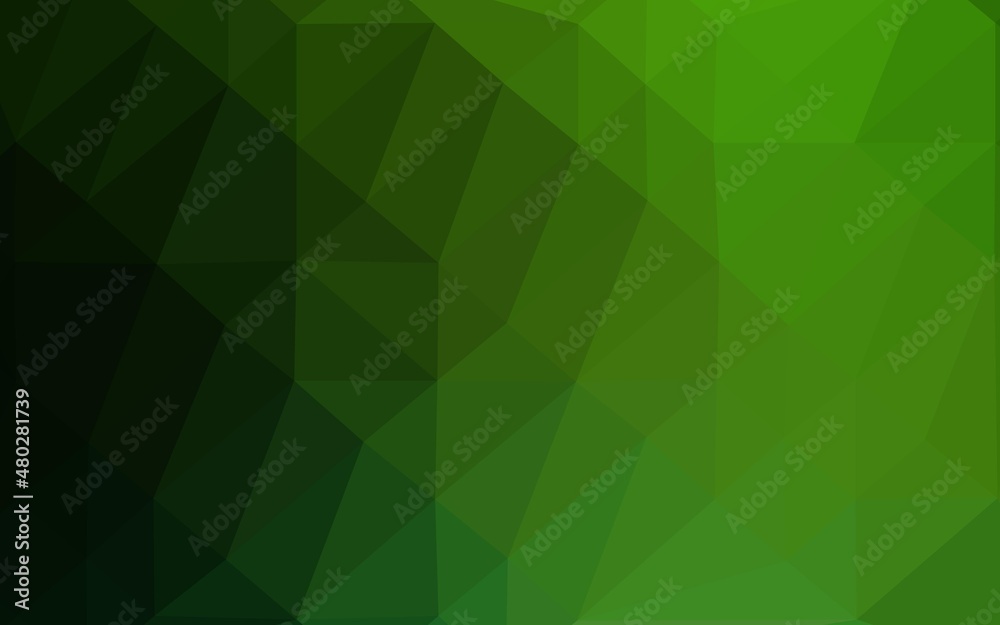 Light Green vector abstract mosaic pattern. Light Green vector abstract mosaic pattern.