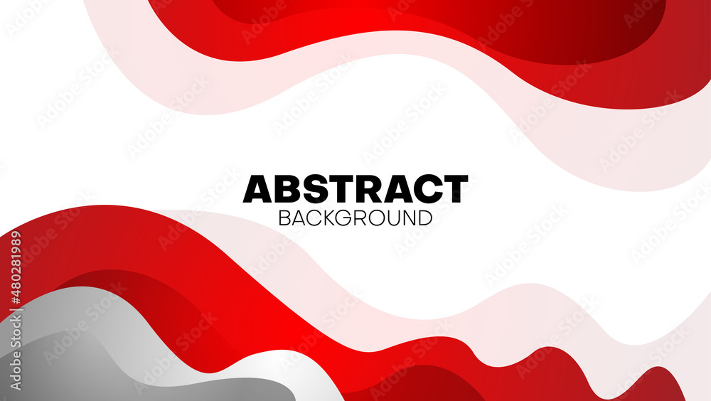 abstract wave background with red color on white background for banner, poster, web, presentation, wallpaper, etc. abstract wave background with red color on white background for banner, poster, web, presentation, wallpaper, etc.
