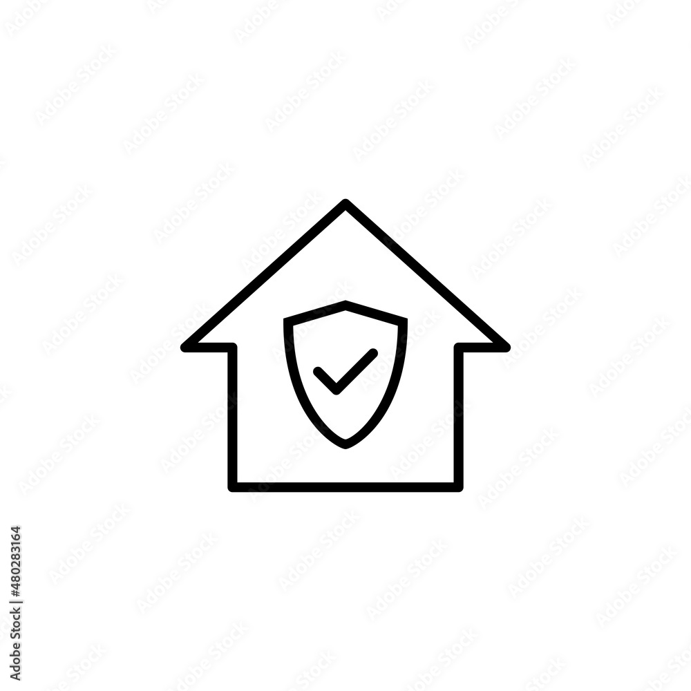 home insurance icon. home protection sign and symbol home insurance icon. home protection sign and symbol