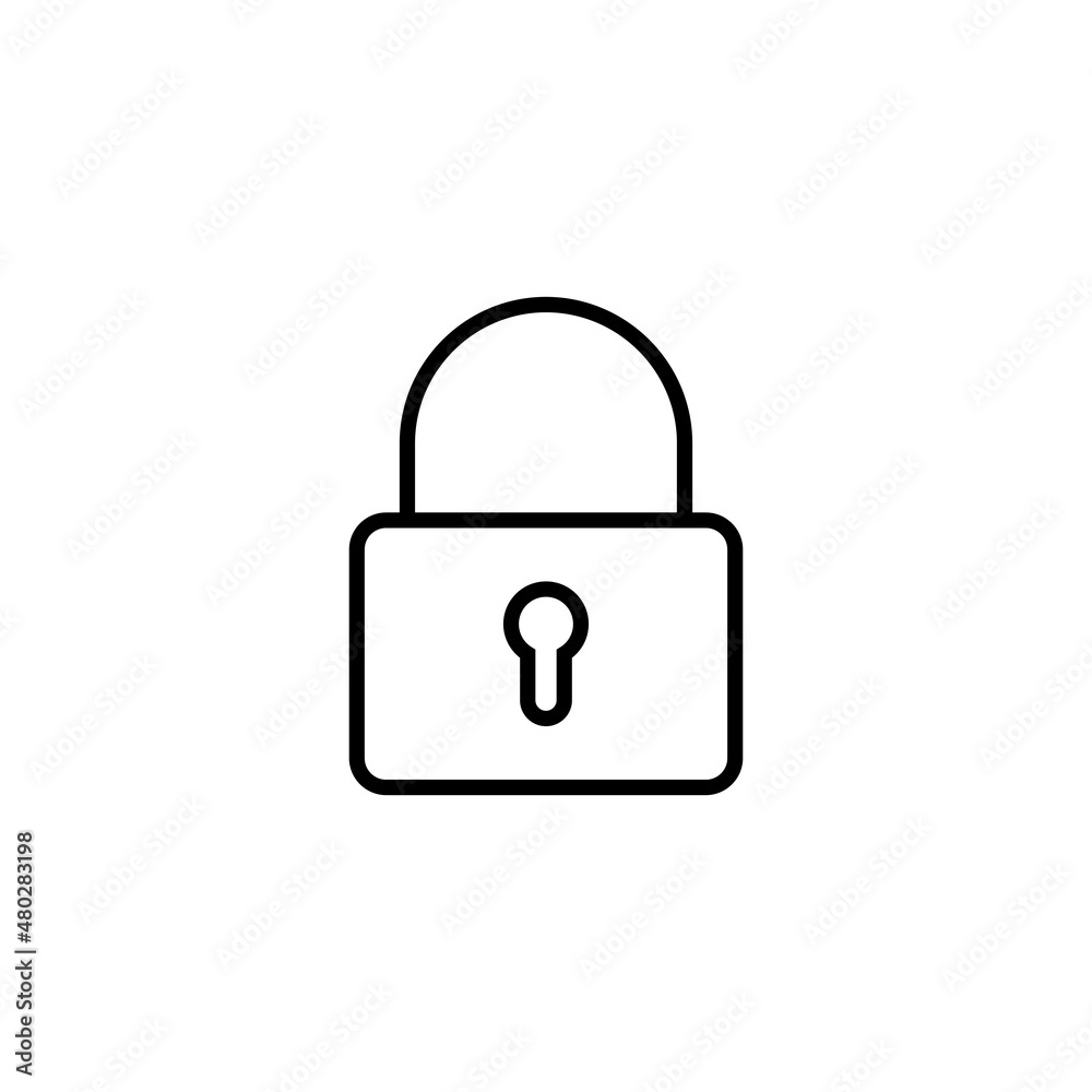 Lock icon. Padlock sign and symbol. Encryption icon. Security symbol Lock icon. Padlock sign and symbol. Encryption icon. Security symbol