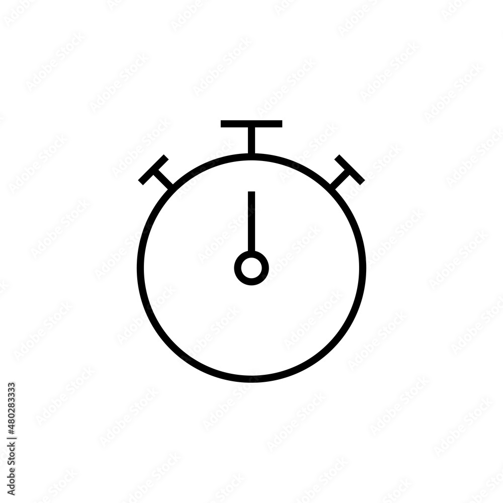stopwatch icon. Timer sign and symbol. Countdown icon. Period of time stopwatch icon. Timer sign and symbol. Countdown icon. Period of time