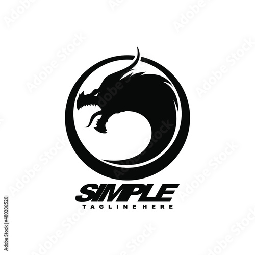 dragon simple logo