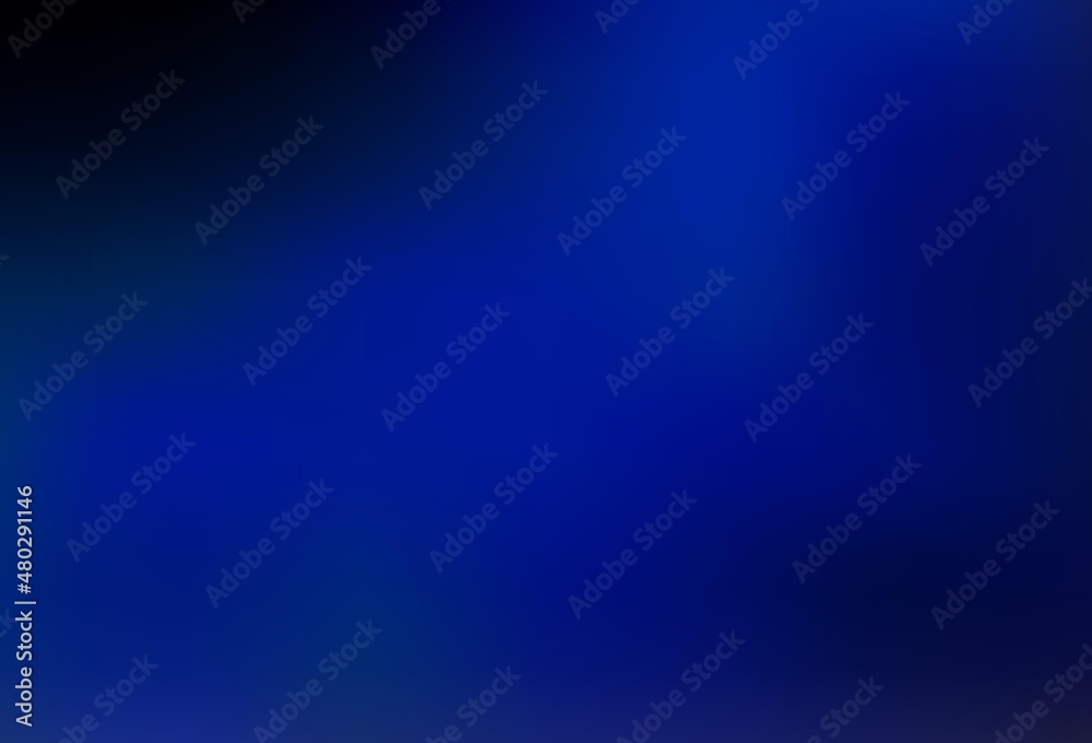 Dark BLUE vector blurred bright pattern. Dark BLUE vector blurred bright pattern.