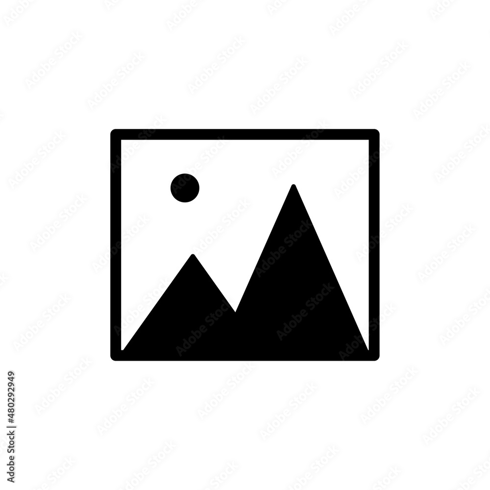 Picture icon. Cartoon design. Landscape art. Simple flat style. Nature background. Vector illustration. Stock image. Picture icon. Cartoon design. Landscape art. Simple flat style. Nature background. Vector illustration. Stock image.