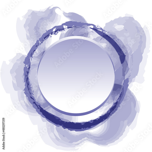 Water color abstract background Very peri violet color