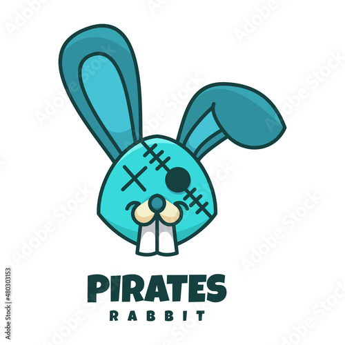 Illustration vector graphic of Pirates Rabbit, good for logo design
