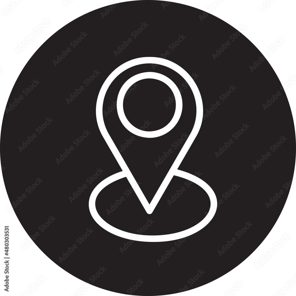 pin glyph icon pin glyph icon