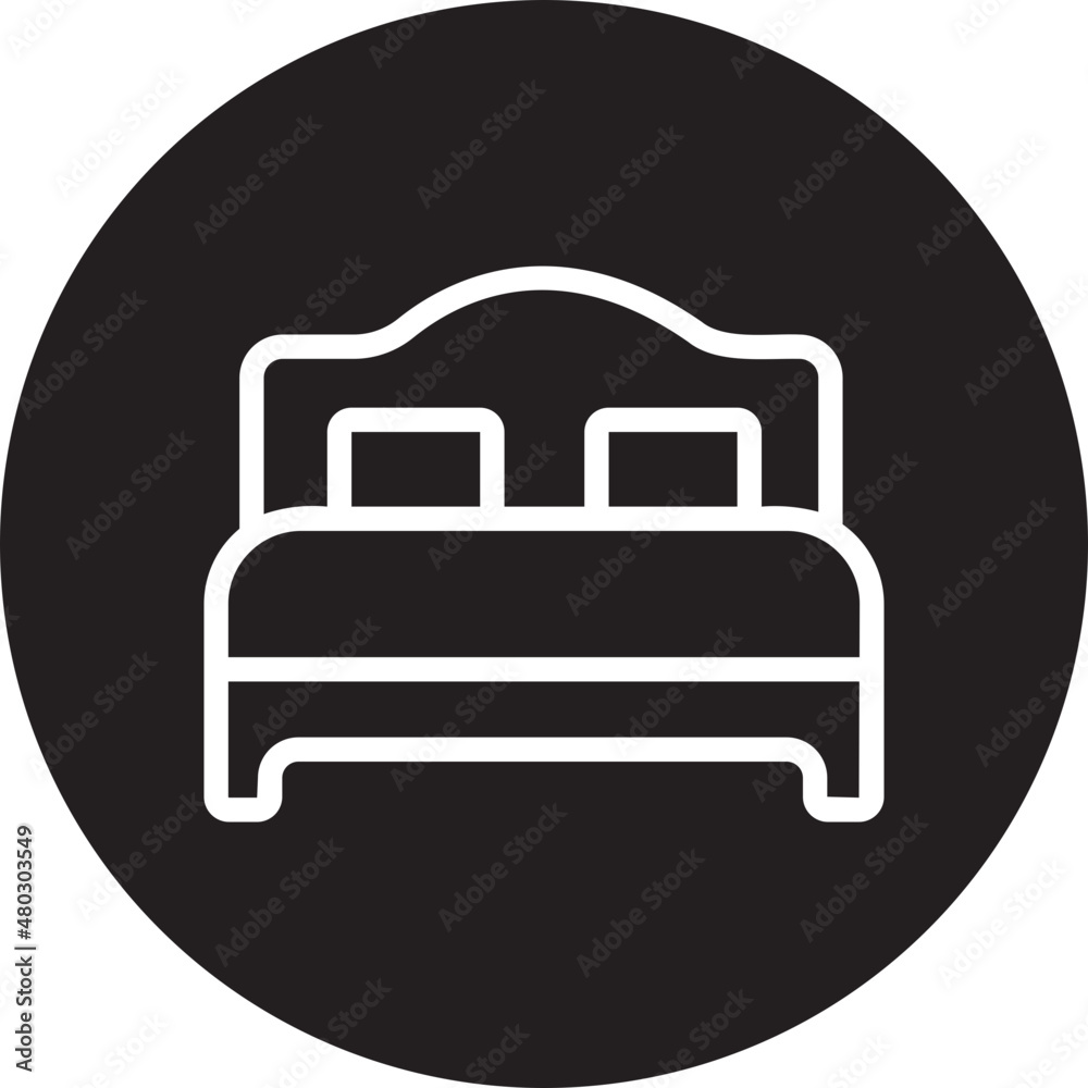 bed glyph icon bed glyph icon