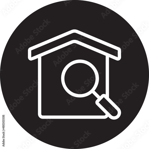 finding glyph icon