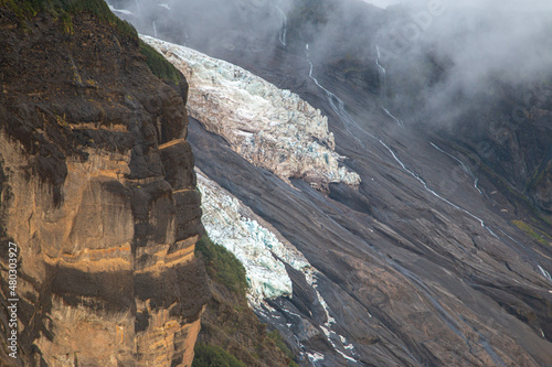 waterfall in the mountains