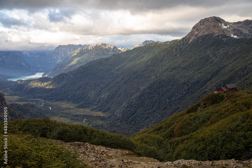Fototapeta premium landscape with clouds