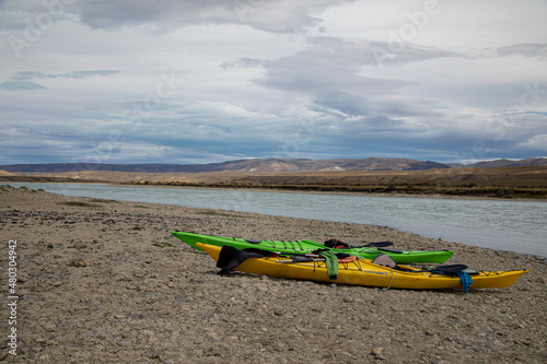 kayak on the beach
