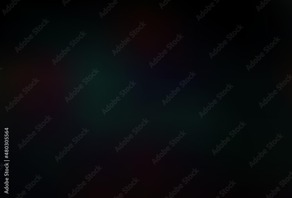 Dark Silver, Gray vector blurred shine abstract template.