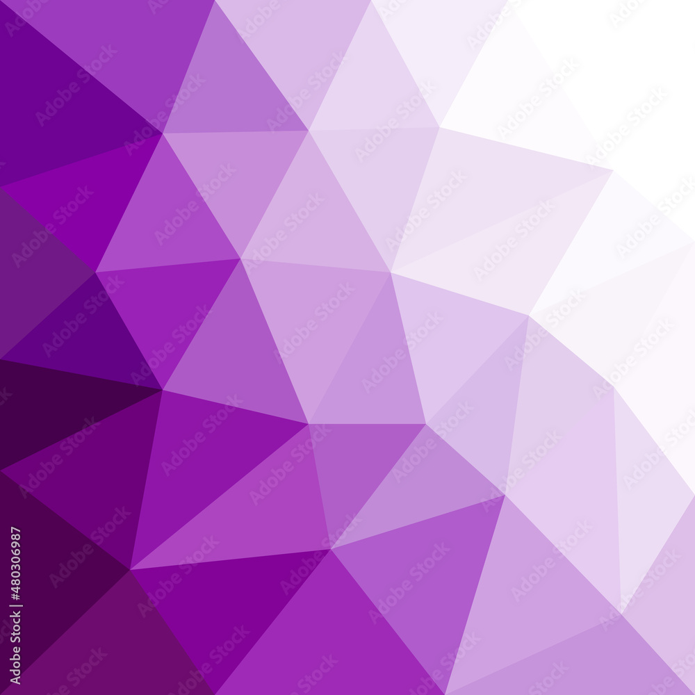 Naklejka premium Purple polygonal vector abstract background