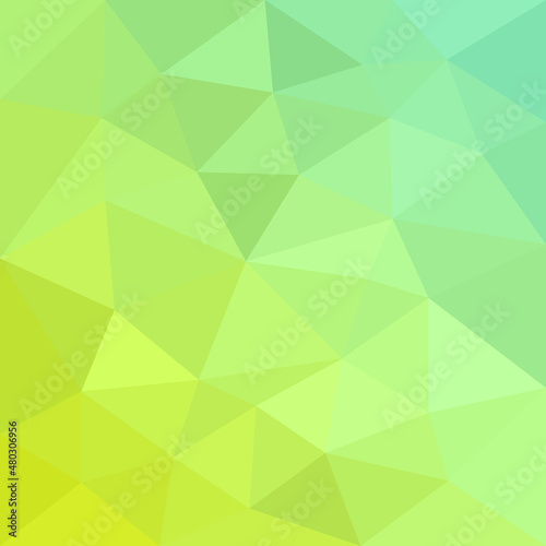 Green polygonal vector abstract background