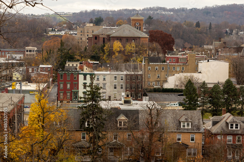 View on Easton city, Pennsylvania