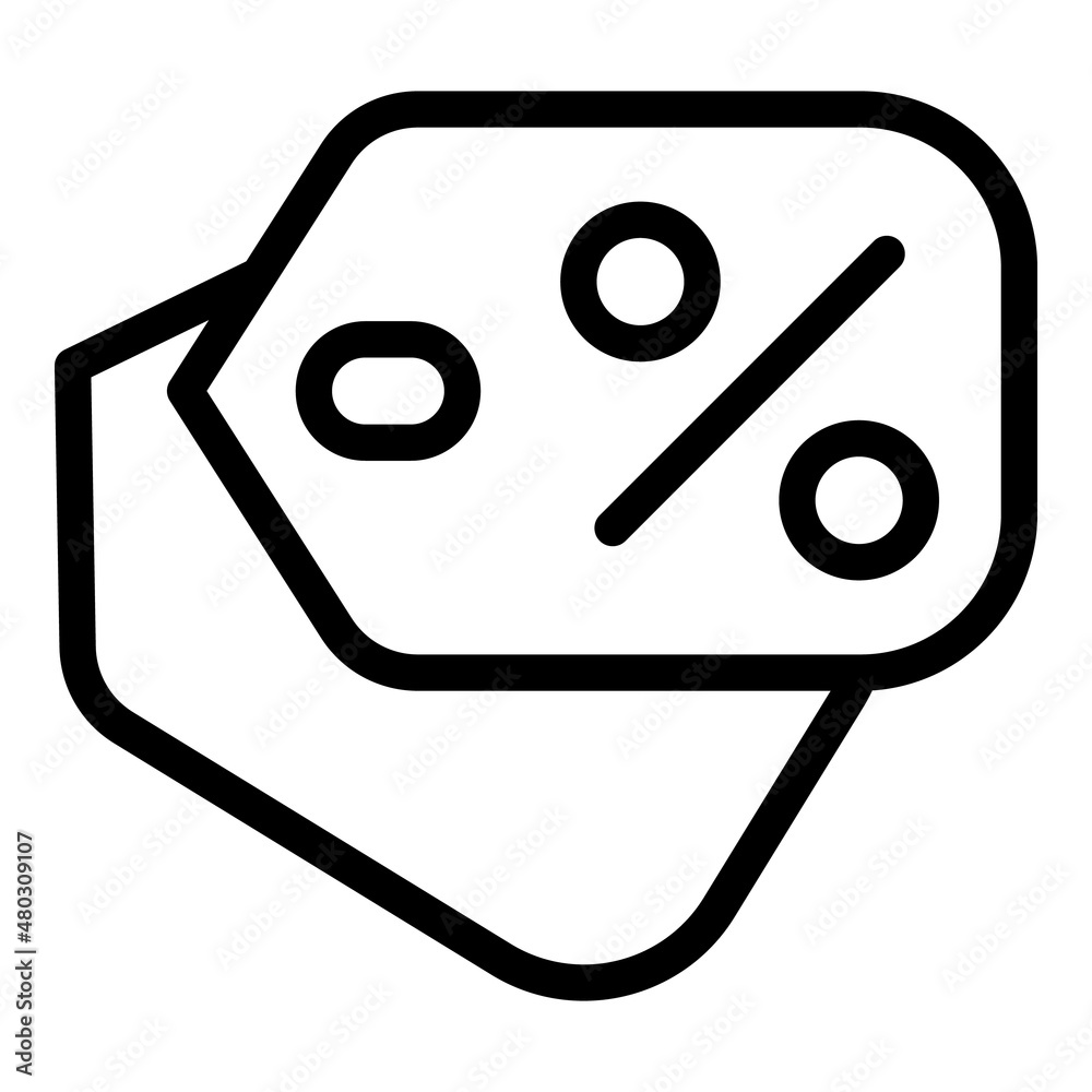 Online shop promo icon outline vector. Promotion code. Price app Online shop promo icon outline vector. Promotion code. Price app
