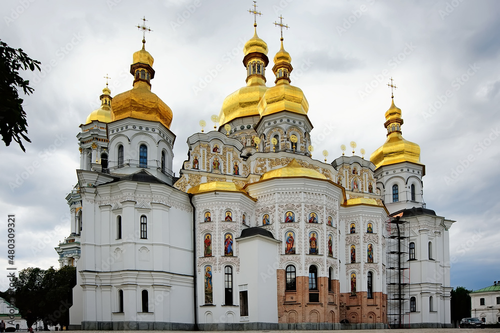 Cathedral of the Dormition in Kyiv Pechersk Lavra in Kyiv Ukraine