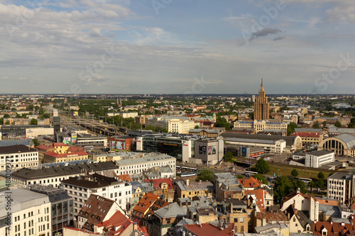 View on Riga rooftops, Latvia