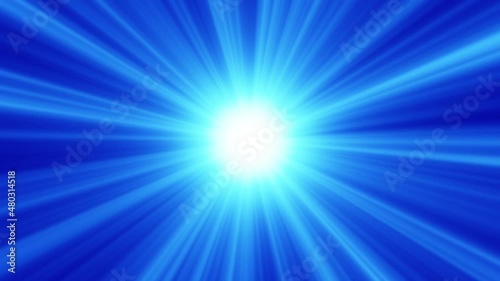 A rotating five-color neon beam. 10 second loopback
