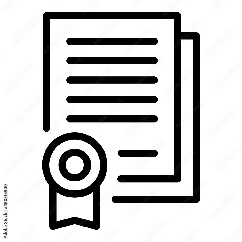 Patent files icon outline vector. Law copyright. Legal property Patent files icon outline vector. Law copyright. Legal property