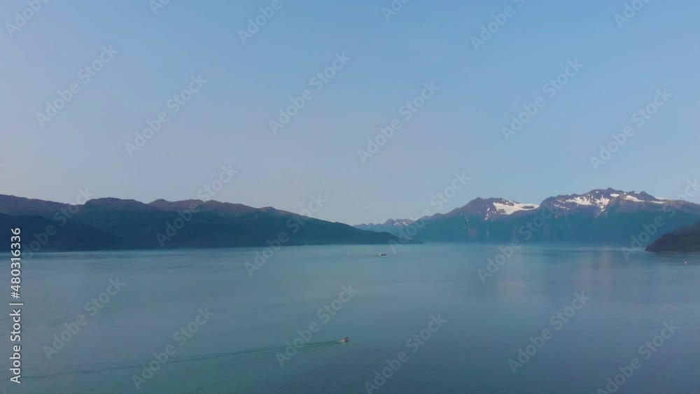 4K Drone Video of Boats near Shoup Bay State Marine Park beyond Port Valdez in Valdez AK during Sunny Summer Day 4K Drone Video of Boats near Shoup Bay State Marine Park beyond Port Valdez in Valdez AK during Sunny Summer Day