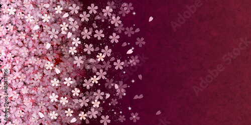 桜　春　花　背景