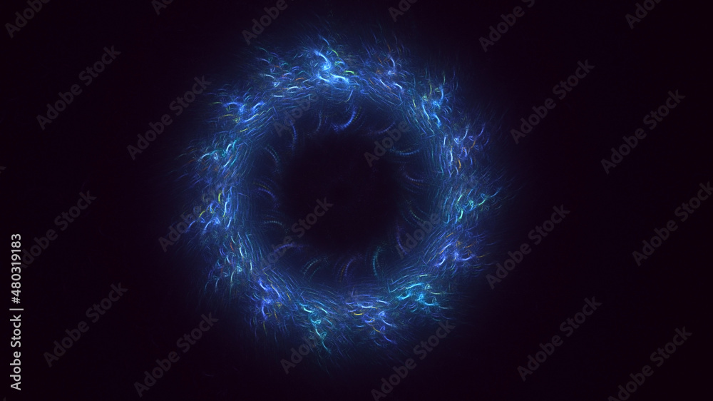 3D rendering abstract round light background 3D rendering abstract round light background