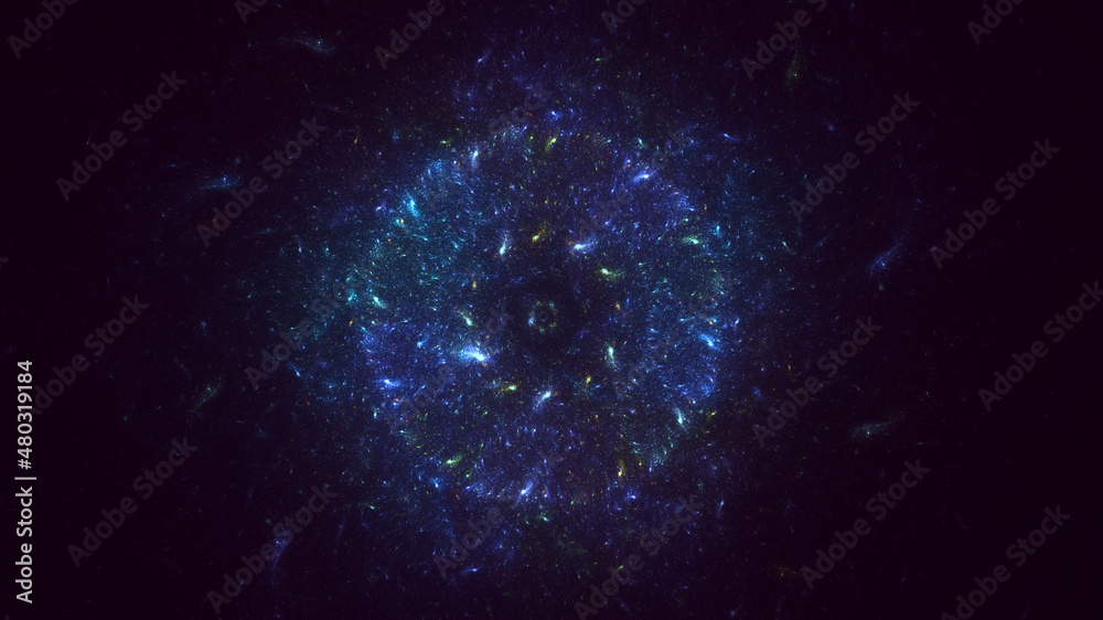 3D rendering abstract round light background 3D rendering abstract round light background