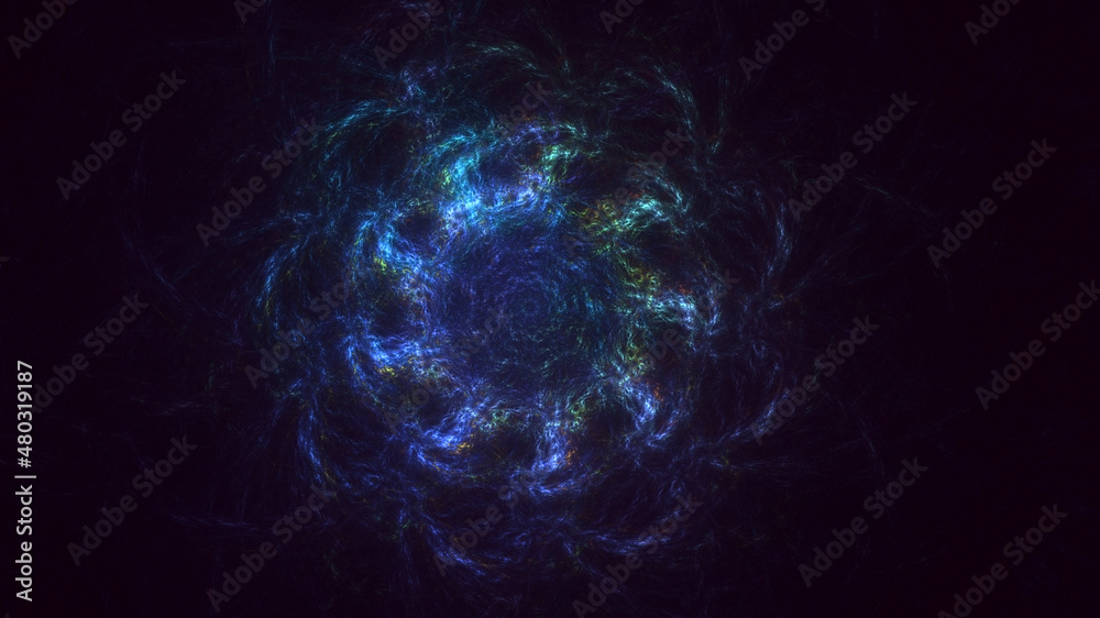 3D rendering abstract round light background 3D rendering abstract round light background
