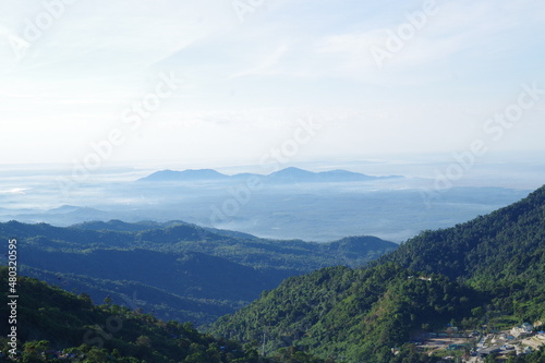 ミャンマー チャイティーヨーパゴダからの景色