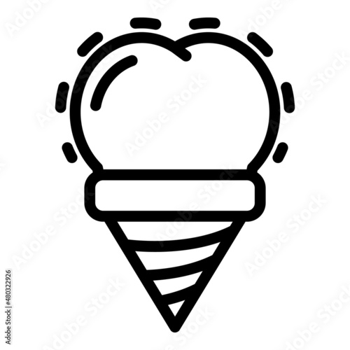 Oral dental implant icon outline vector. Crown care. Braces dent