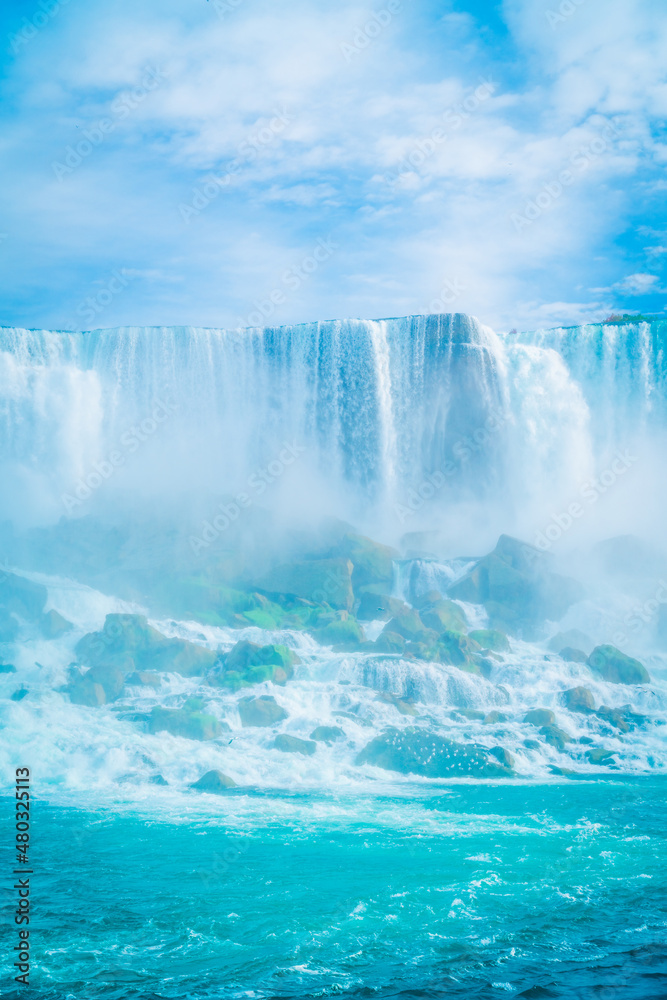 Naklejka premium Beautiful Spring Views of Niagara Falls