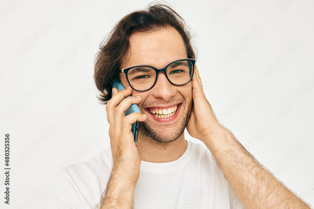 man talking on the phone technologies Lifestyle unaltered man talking on the phone technologies Lifestyle unaltered