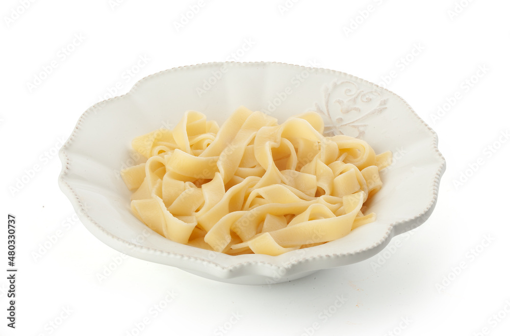 Pasta in the bowl