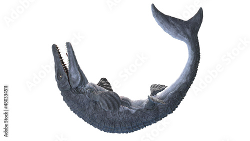 фотография 3d rendered illustration of a Mosasaurus