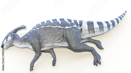 3d rendered illustration of a Parasaurolophus © Sebastian Kaulitzki