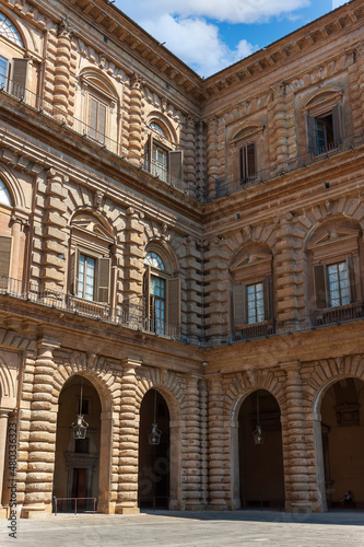 View of Palazzo Pitti from Giardino di Boboli. Florence  Italy