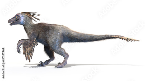 Foto 3d rendered illustration of a Velociraptor