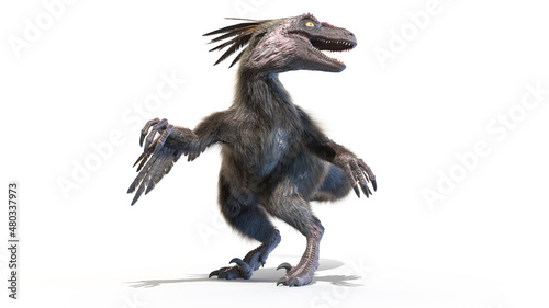 Bild auf Leinwand 3d rendered illustration of a Velociraptor